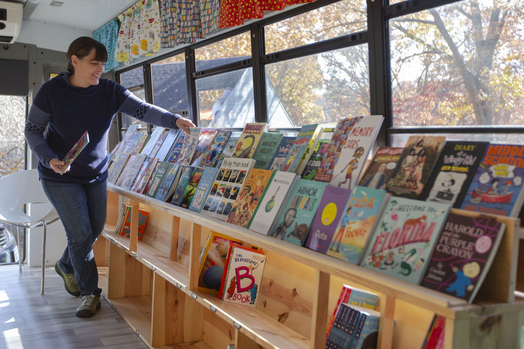 The free book bus brings new books to kids